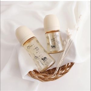 BÌNH TẬP HÚT TOVI AND MOLLY HỌA TIẾT THỎ BUNNY DUNG TÍCH 180ML 280ML CHẤT LIỆU PPSU CAO CẤP NÚM HÚT SILICON