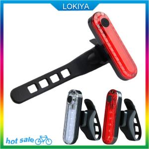 LOKIYA Bike Tail Light Waterproof Riding Front Rear Light LED USB Rechargeable MTB Bike Headlight Cycling Tail Lamp Bicycle Lantern