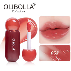 OLIBOLLA water gloss glass lip glaze,Shiny Pearl Texture Lip Glow Oil Nourishing & Non-sticky Long Lasting High Shine Lip Plumping Glass Finish Liquid Lip Gloss