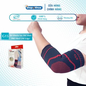 Bó khuỷu tay thể thao PRO Red United Medicare (G15) - Cặp