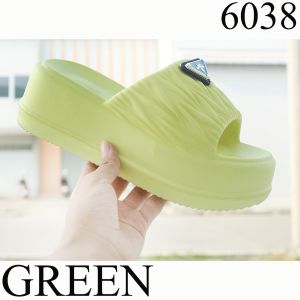 Sandal Wedges Karet Tebal Wanita  Import Premium  W6038 Slop Wanita Import   Sandal Wanita Karet  Kekinian Import