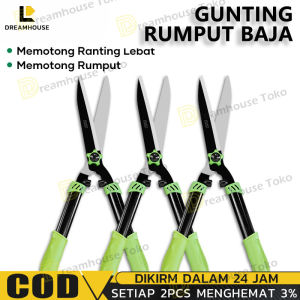 Gunting Rumput Super Tajam 53CM Alat Berkebun Pegangan Karet Potong Rumput