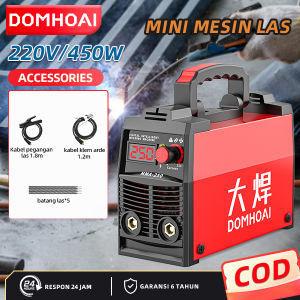 DOMHOAI Mesin Las MMA-250 Inverter Las Listrik Portabel IGBT Mesin Las Tampilan Digital Definisi Tinggi Mesin trafo las