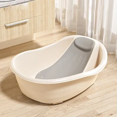 Mainland Bak Mandi Bayi JUMBO+Senderan Tempat Mandi Bayi Anak Balita Baby Bathtub Dengan Matras HOE203