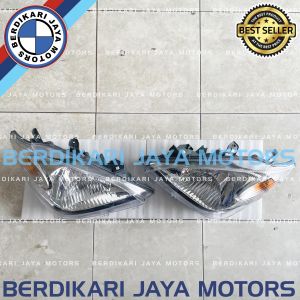 LAMPU DEPAN HEAD LAMP HEADLAMP LAMPU UTAMA AVANZA XENIA VVTI 2007 2008 2009 2010 2011 ORIGINAL MERK DMAC D-MAC D MAC