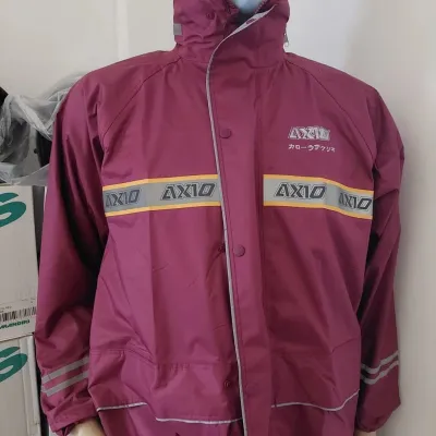 Jas Hujan Motor Axio 882 Tahan Air Motif Geometris Ukuran M-XXL