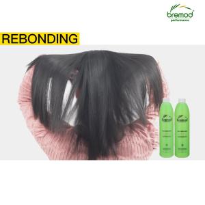 Bremod Hair Rebonding Set Straight Smooth Hair Original  (A&B) Set 1000ml BR-T013/014 milk or classic rebonding activate hair