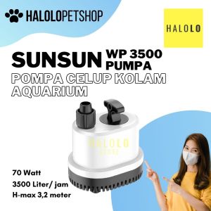 Pompa Kolam SUNSUN WP 3500 Liter Pumpa Pompa Celup Hemat Listrik