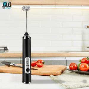 [Uetech] Coffee Milk Drink Egg Mixer Wireless Electrical Mini Coffee Maker Whisk Mixer Household Portable Rechargeable Stainless Steel Foam Maker Tools