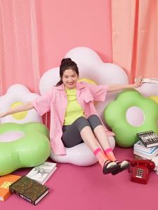 dép cross nữ sandal dây Đế Bằng Cột Dây Thời Trang Cho Nữ208217