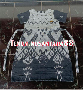 READY STOCK BAJU TENUN COUPLE DRESS TENUN GAMIS RAHAYU BLACK BAJU KONDANGAN