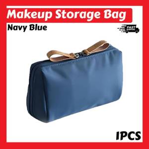 Mini Makeup Bag Lipstick Pouch Waterproof PU Zipper Bag Cosmetic Bag Beg Kosmetik Travel Organizer