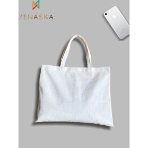 Zenaska Tote Bag Basic Blacu Polos Type Landscape - Broken White