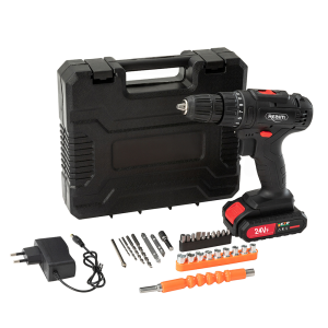 Reaim  Impact Drill Bor Listrik Mesin Bor Tanpa kabel Mesin Cordless Screwdriver Murah Bor murah