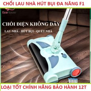 Chổi điện hút bụi quét lau nhà đa năng 3in1 siêu sạch sạc điện không dây mẫu mới cách vệ sinh nhà cửa nhanh chóng