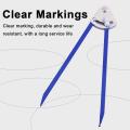 Heavy-Duty Carpenter Compass Woodworking Metalworking Adjustable Precision Drafting Tool Industrial. 