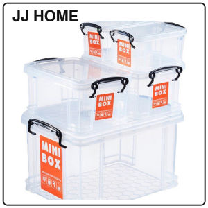 【JJ HOME】Transparent Multi-Use Storage Box / Plastic Storage Container Comfortable Handle / Storage Organiser