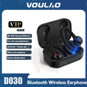 ต้นฉบับ VOULAO VL1บลูทูธหูฟังหูฟังไร้สายพร้อมไมโครโฟนการควบคุมแบบสัมผัส HD สเตอริโอกีฬาในหู IPX7กันน้ำ Earpod 3500มิลลิแอมป์ชั่วโมงกล่องชาร์จสำหรับ Android และ IOS