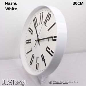 Wall Clock Hanging Glass Plastic Decoration Office Home Living Room Ins Exclusive Modern Design