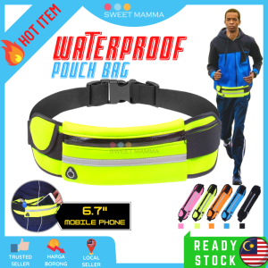SWEET MAMMA Waterproof Sport Pouch Bag with Zip lock Running Exercise Beg Joging 防水跑步运动手机钥匙腰包 - BH0002