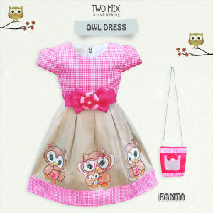 Baju Anak Cewek Bahan Satin Terlaris 4079 - Dress Anak Cewe Fashion