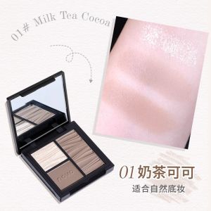 (Ready Stock)NOVO Plastic Makeup Multieffect Three Color Contouring Disk
