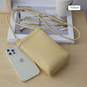 HOTIJapanese Artistic Retro Style VerticalCrossbody Phone Bag Lightweight Simple Easiest for Match Walking Shoulder Bag for Women