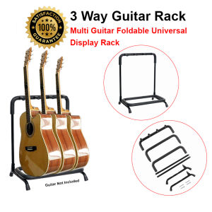 Multi Guitar Rack Foldable Display Rack and Stand Suitable For All Gitar 3 5 7 and 9 Way