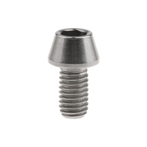 Wanyifa M5 Titanium Bolt M5X9 16 18 20 25 30 35 40 45 50mm Tapered Head Hex Screws DIN 912 Grade 5 for Bicycle Stem Seat Bike Bicycle Ti Fasteners