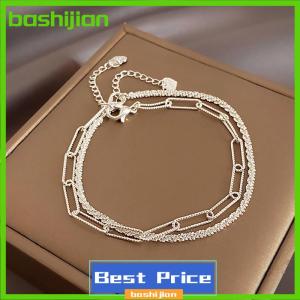 bashijian 1 2PCS New Fashion Colour Sparkling Bracelet Exquisite Simple Women Adjustable Bracelet Bangle Fine Fashion Jewelry Accessories