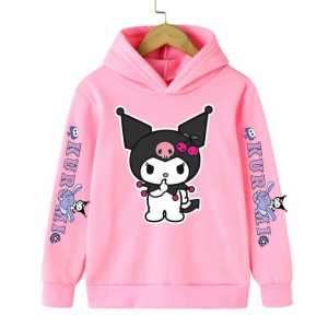 Baju Anak Murah Hoodie Anak design Kekinian KUROMI Jaket Anak Polos Fashion Korean Look Atasan Lengan Panjang Bahan Tebal Pakaian Pria Wanita Fashionable Jaket Anak Casual S M L XL XXL tersedia banyak pilihan warna terbaru Jaket Anak Polos Murah Hoodie