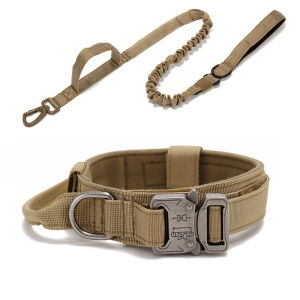 Pet Dog Collar xích thiết lập vật liệu Nylon vòng cổ chó bền phản chiếu vật liệu huấn luyện chó vòng cổ chó lớn