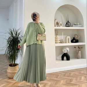 Rok plisket premium jumbo /REMPEL BESAR ROK PLISKET PREMIUM SUPER