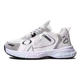 (มาใหม่) รองเท้าผ้าใบแฟชั่นระบายอากาศได้ รองเท้าผ้าใบผูกเชือก ผ้าตาข่าย รองเท้าวิ่งผู้หญิง กันกระแทกยืดหยุ่นสูงนุ่ม ไซส์ 36-45