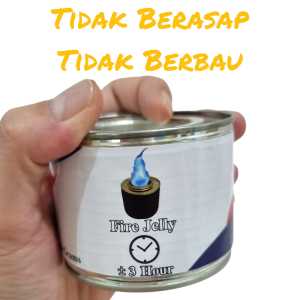 TUNGKU PEMANAS MAKANAN FIRE JELLY LILIN PENGHANGAT OUTDOOR