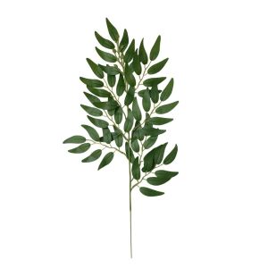 MIKE DUNBAR Long Artificial Willow Plants Leaves Branches Handmade Real Touch Fake Plant Faux Green Leaves Elegant Silk Willow Leaves Wedding Party Decor