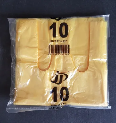 Singlet Plastic Bag Color / Beg Plastik Tangkai Murah / Handle Bag / Beg Plastik / T-Shirt Bag Size 10 20 30 and 40 (50pcs)