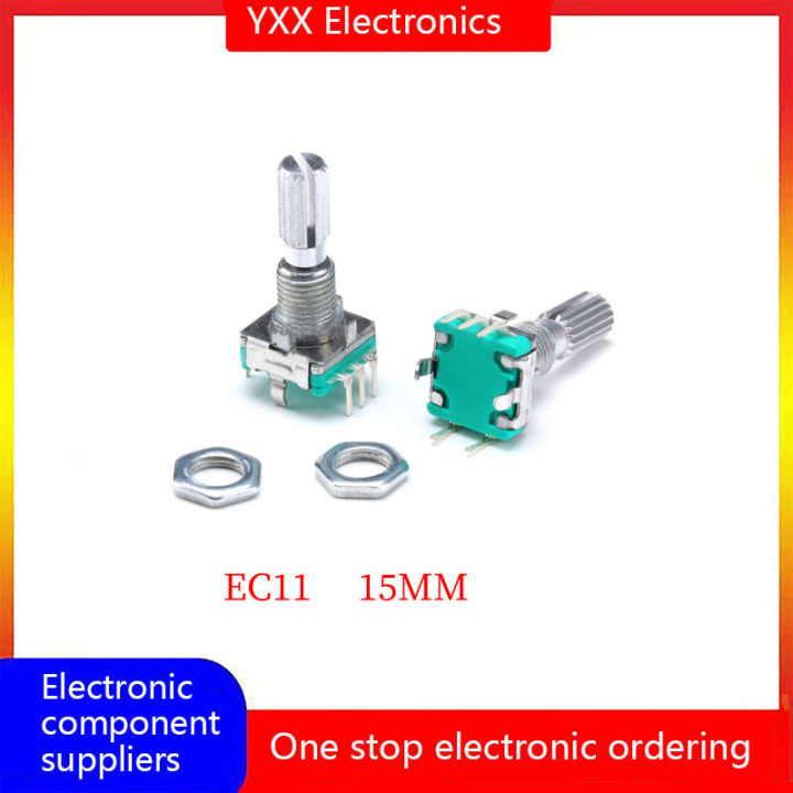 5Pcs Encoder Rotativo Interruttore EC11 Potenziometro Digale Audio Con Maniglia Lunghezza 20mm - Foto 8