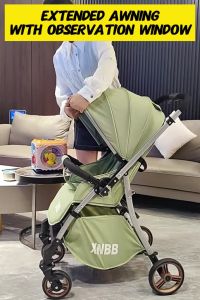 【TWO WAY PUSH】Foldable Baby Stroller Kids Travel Toddler Stroller Lightweight Reversible Compact Cabin Pram