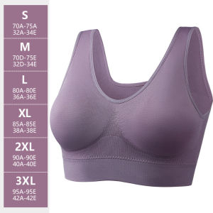 Sports Bra Seamless Olahraga Bra Tanpa Kawat Bra Dengan Pad Dada Yoga Latihan Nirkabel Pakaian Dalam Wanita 811