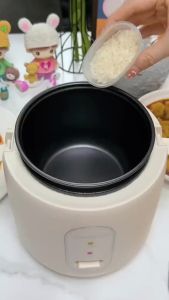 Nồi Cơm Điện Mini Chigo Chính Hãng Nồi Nấu Đa Năng Nấu Cơm Hầm Cháo Hấp Luộc Dung Tích 1.2L