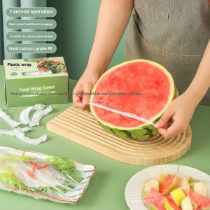 PannoFluxus ถุงถนอมอาหารแบบใช้ครั้งเดียวทิ้ง พร้อมขอบยืดหยุ่น ป้องกันฝุ่นและคงความสดใหม่ เหมาะสำหรับผลไม้ผักและอาหารเหลือ