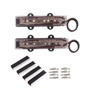 Jazzes Bass Guitar Pickup Bridge Pickups Alnico 5 4-Strings Guitar Humbucker Stringed Instrument Replacement Accessories