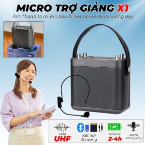 Máy Trợ Giảng Không Dây – Loa Trợ Giảng Cho Giáo Viên Hướng Dẫn Viên Du Lịch Âm Thanh Rõ To