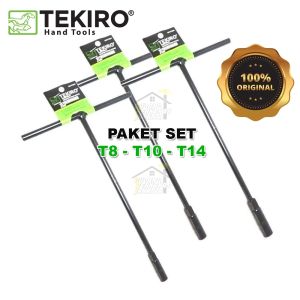 TERMURAH TEKIRO Paket Kunci TTEKIRO Paket Kunci T 8 10 12 14 17 MM T-Type Wrench Original BANDUNG