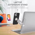 ที่ตั้งมือถือสุดล้ำLaptop extension stand ตัวยึดมือถือกับหน้าจอคอมพิวเตอร์​หรือโน้ตบุ๊กติดตั้งง่าย. 