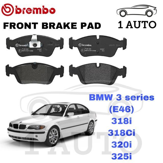 GENUINE BREMBO FRONT BRAKE PAD BMW E46 318i 318Ci 320i 325i (1 SET = 4 ...