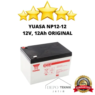 ⭐⭐⭐⭐⭐ AKI KERING VRLA AKI UPS YUASA 12V 12AH (ORIGINAL)