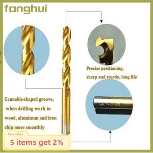 fanghui 100 50 cái Bộ mũi khoan thép tốc độ cao HSS tráng Titan