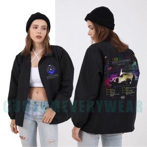 Jaket Coach Coldplay Worldtour music of the spheres konser coldplay